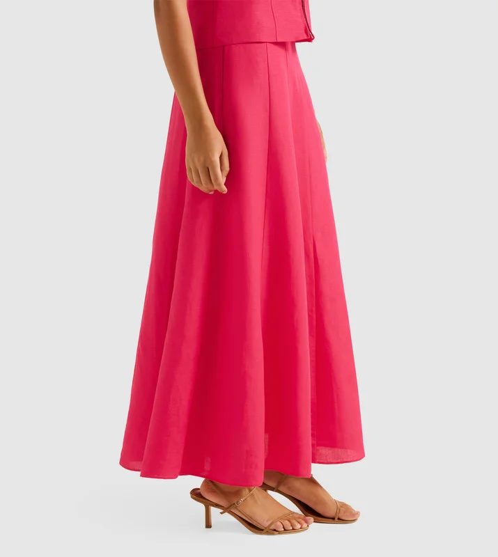 forever new  GEORGINA Godet Maxi Skirt for Women | Best Price UAE